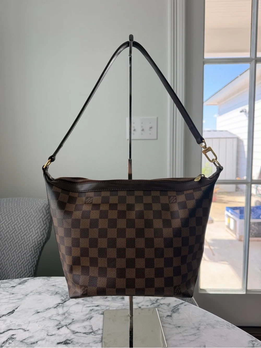 Louis Vuitton Damier Ebène Illovo shoulder bag